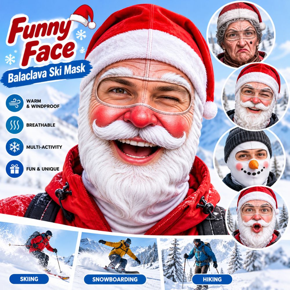 3D Face Printed Christmas Face - 3D Printing Mask recension och pris