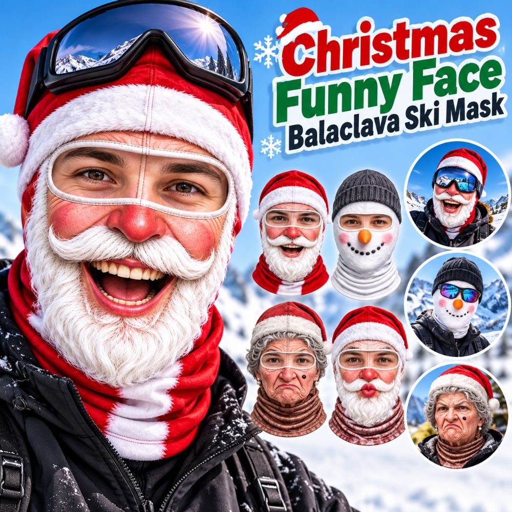 3D Face Printed Christmas Face - 3D Printing Mask recension och pris