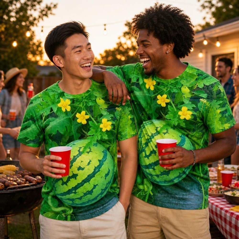 3D Print Fruit Graphic Tee Sho - 3D Printing Custom recension och pris