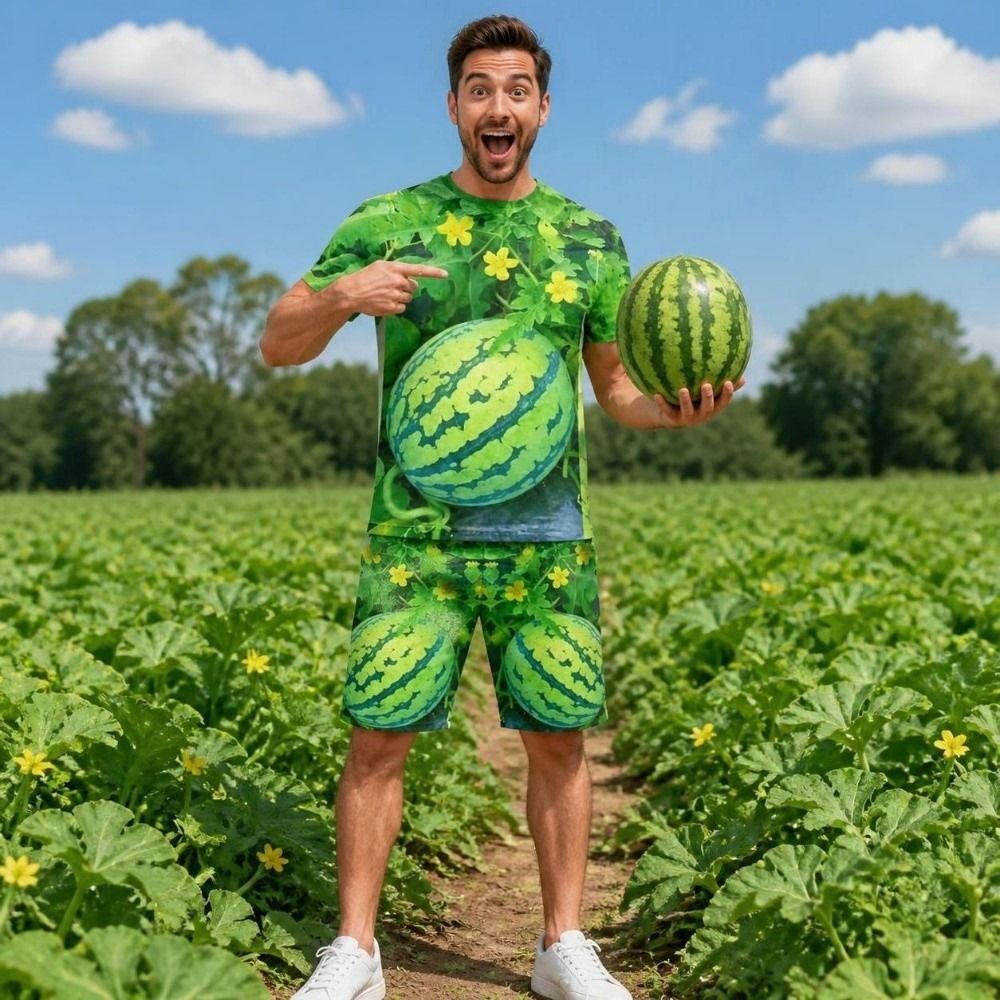 3D Print Fruit Graphic Tee Sho - 3D Printing Custom recension och pris