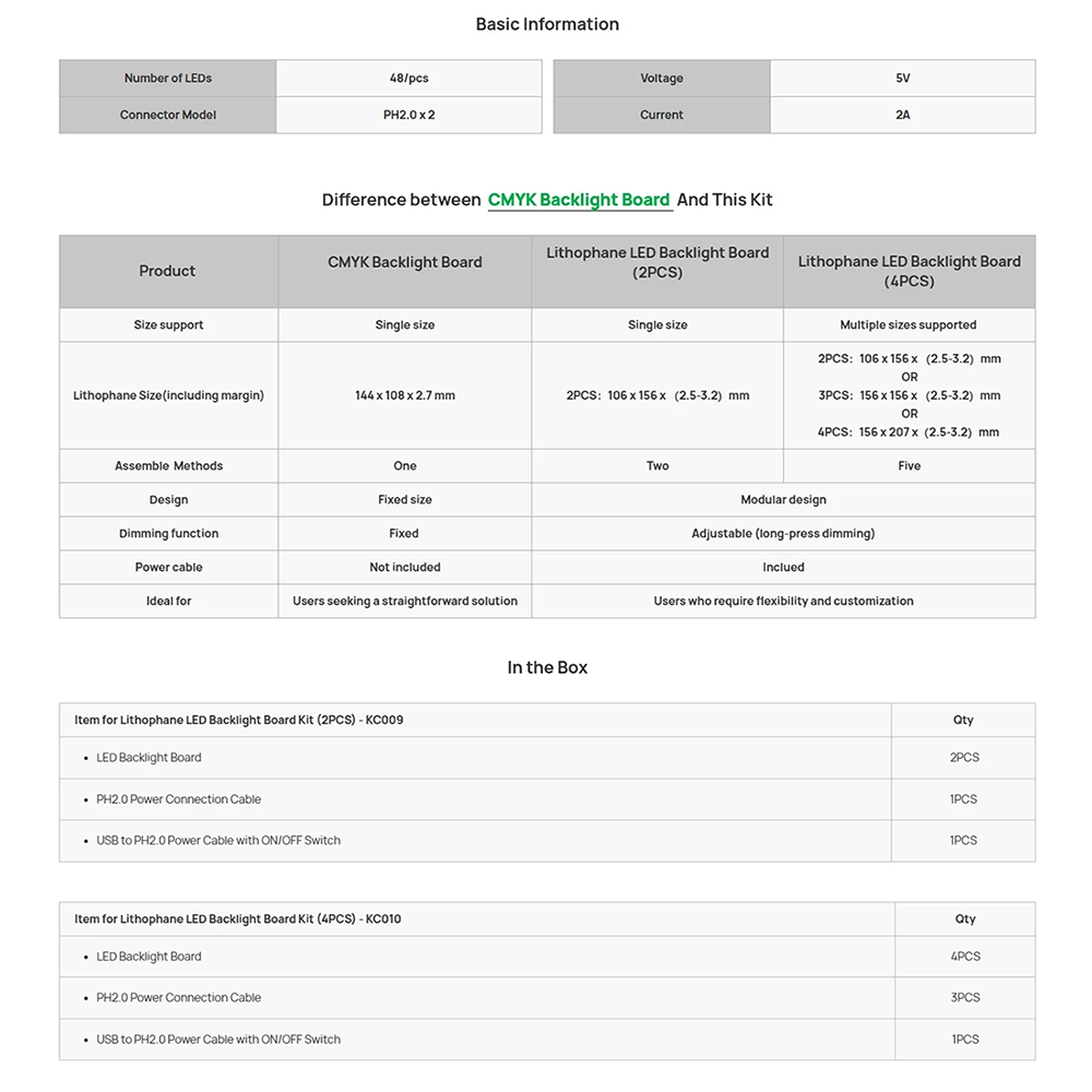 For Bambu Lab Lithophane LED B - 3D Printing Bambu Lab recension och pris