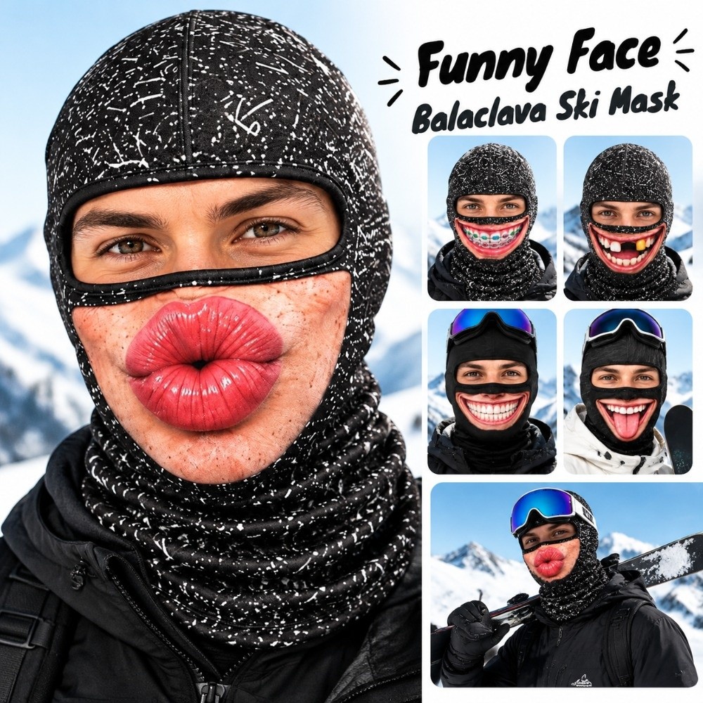 3D Face Printed Old Man Balacl - 3D Printing Mask recension och pris