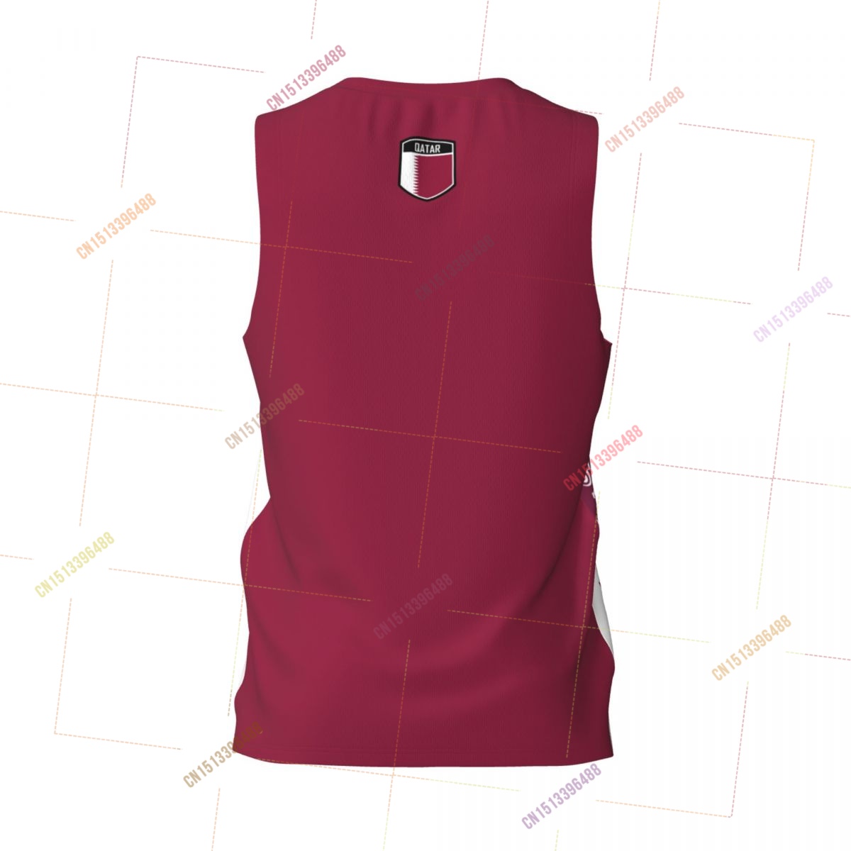 2027 Qatar 3D Flag Sports T-sh - 3D Printing Qatar recension och pris