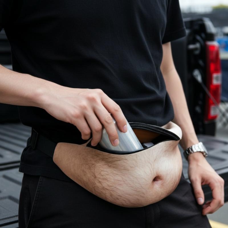Fake Beer Belly Fanny Pack Fun - 3D Printing Nylon recension och pris