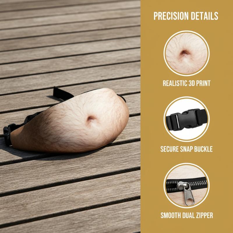 Fake Beer Belly Fanny Pack Fun - 3D Printing Nylon recension och pris