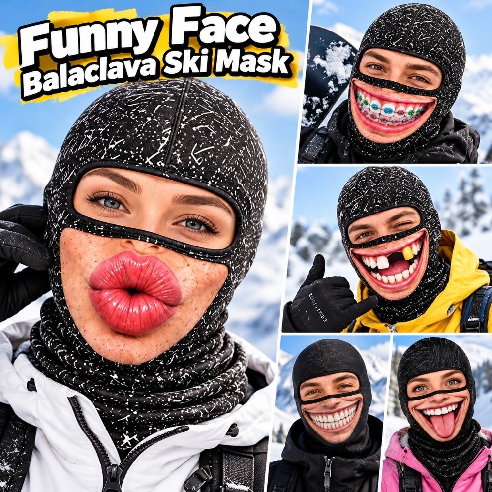 3D Face Printed Old Man Balacl - 3D Printing Mask recension och pris